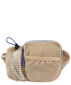Fashion Nylon Side Bag Crossbody Bag CJF141 TAUPE